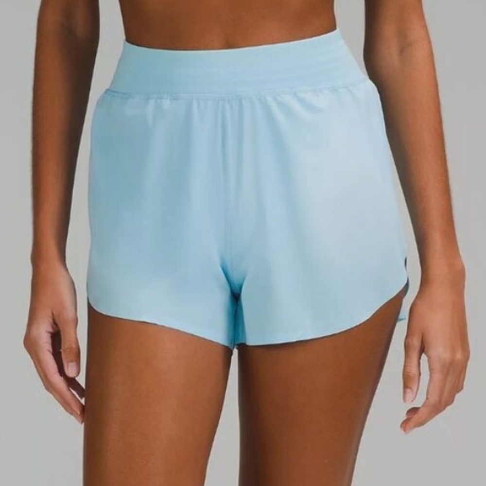 Lululemon Find Your Pace Shorts in Icing Blue
